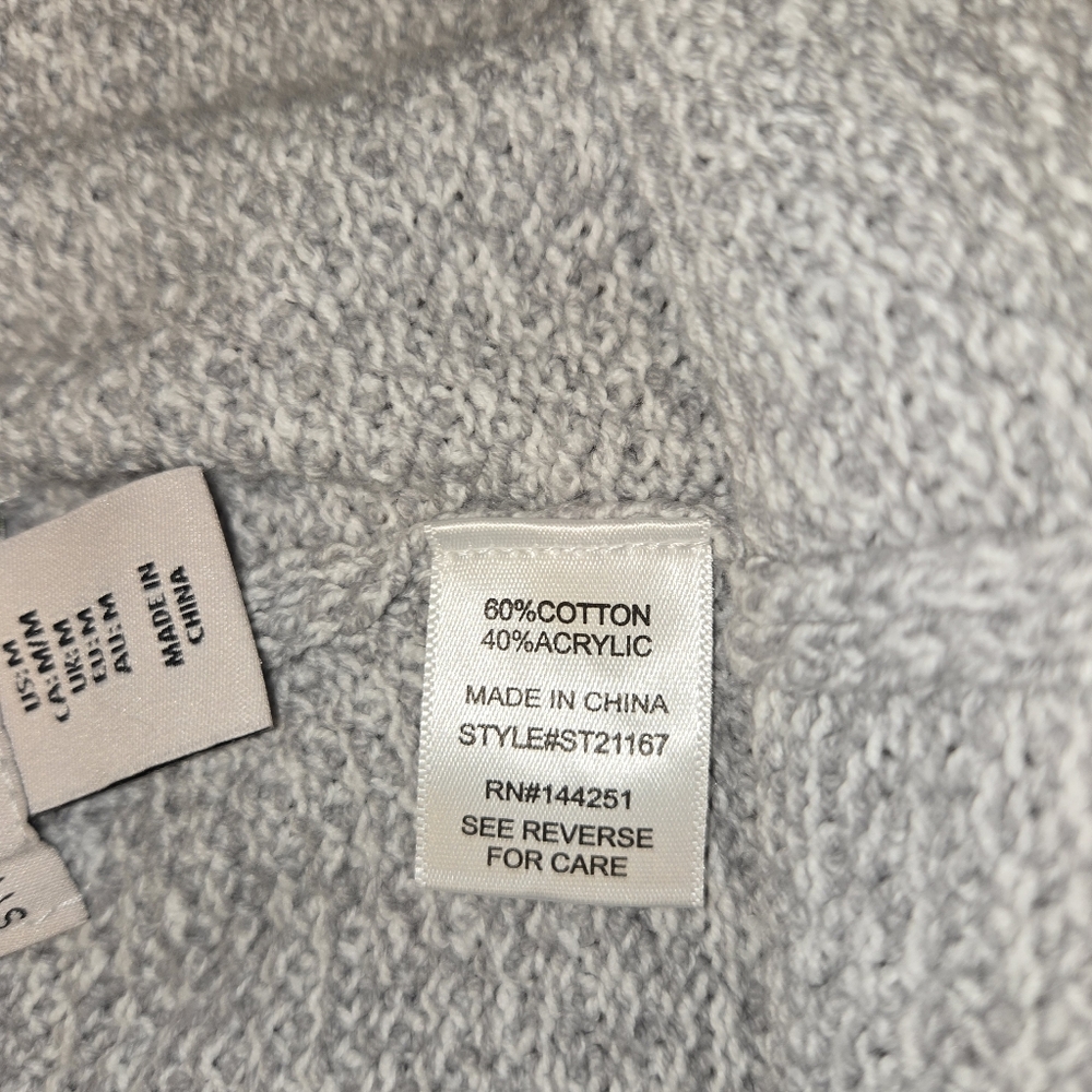 Sincerely Jules Pants Women's Grey Waffle Soft Knit Tapered Cozy Joggers NWT - Picture 4 of 7